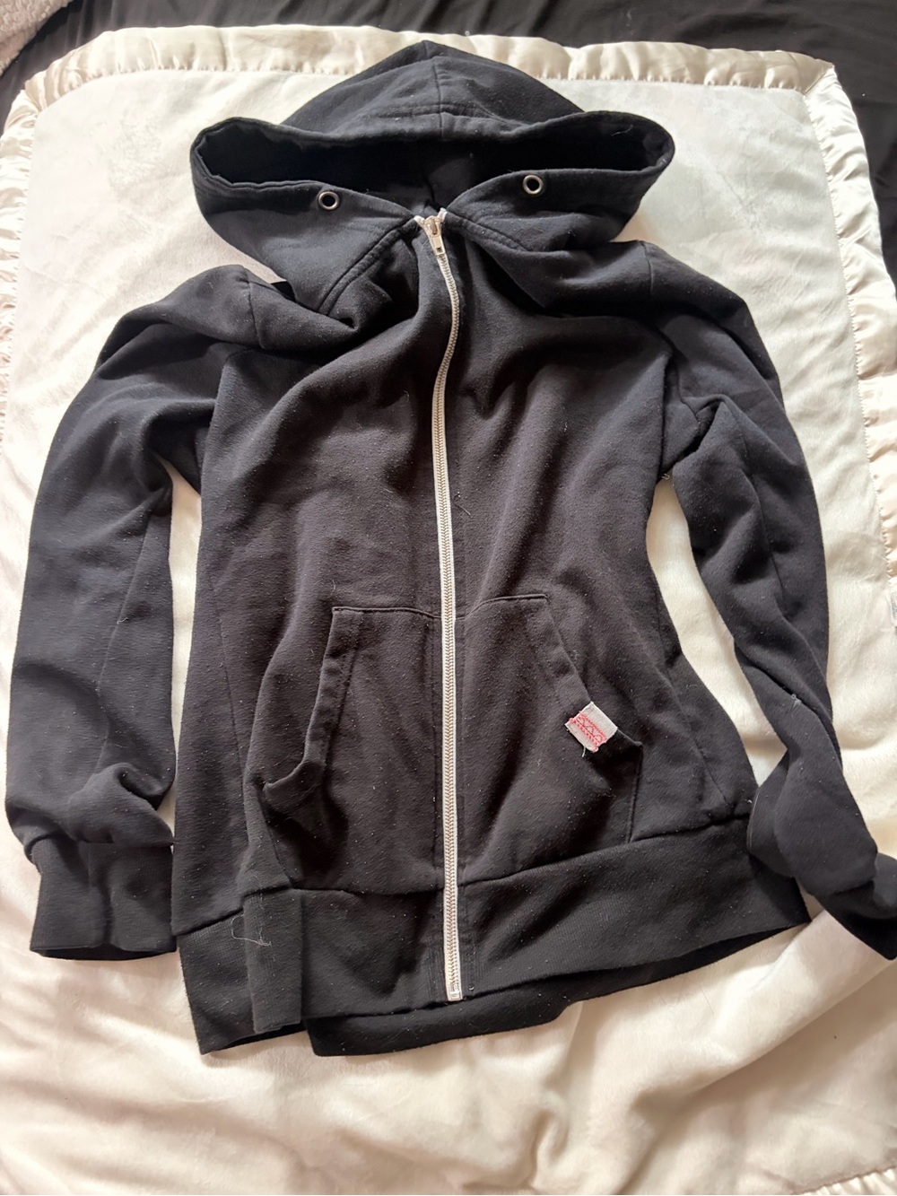 Reflex Black Zip Hoodie Jacket